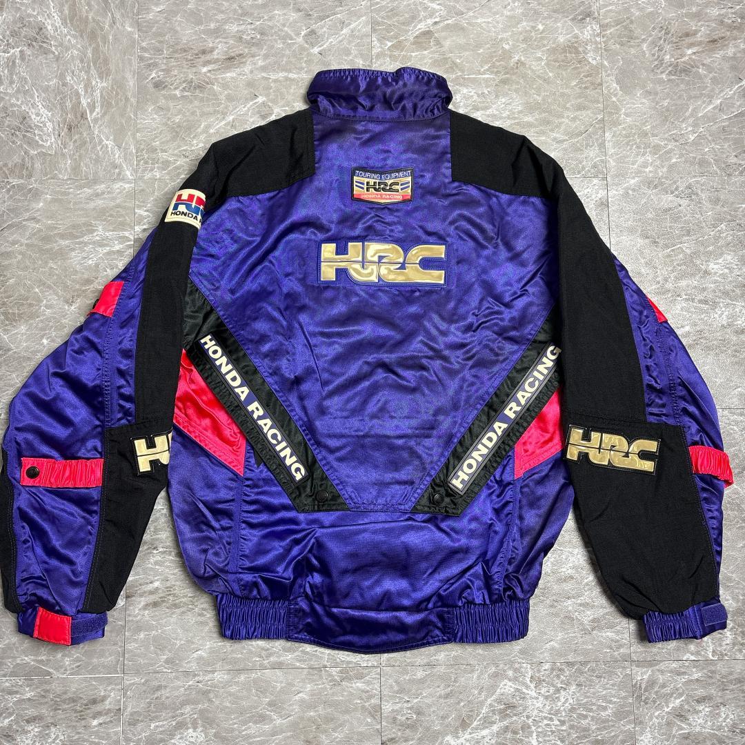 80s HRC HONDA RACING レーシング ナイロン ジャケット L