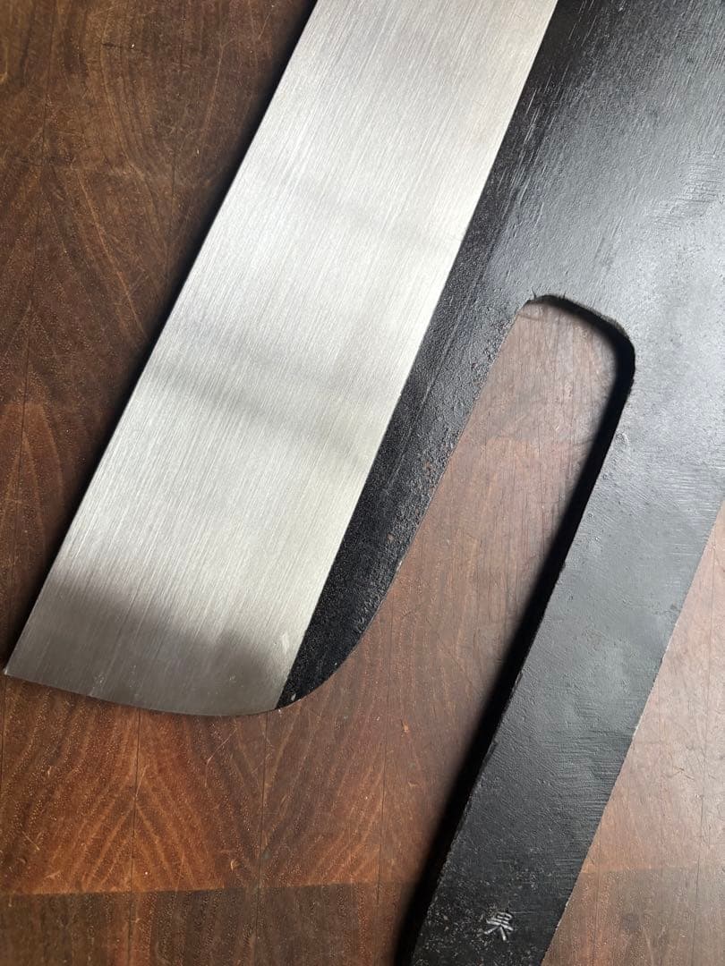 堺打刃物　城山刃物　麺切り　270mm 9寸　包丁　蕎麦切り　和包丁　白鋼