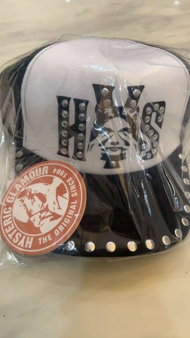 【新品未使用】ヒステリックグラマー　スタッズメッシュキャップ #009