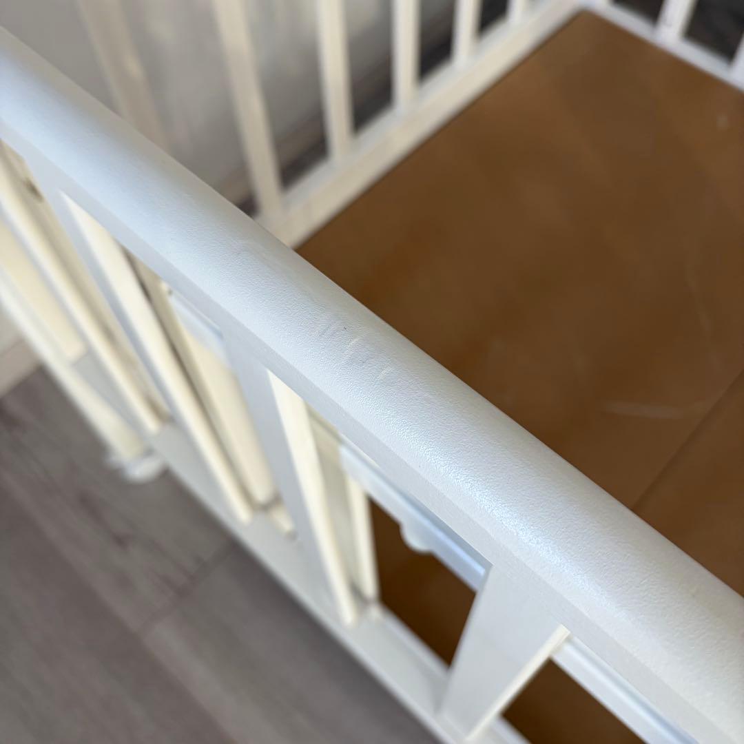 カトージ　ベビーベッド　タチベッド（ホワイトF）⭐︎