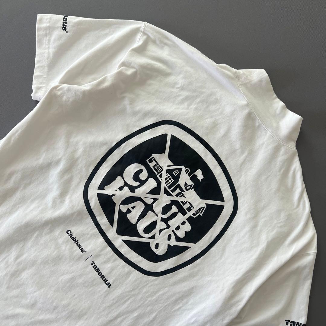 CLUBHAUS クラブハウス　タングラム　モックネック　半袖シャツ　メンズ　L