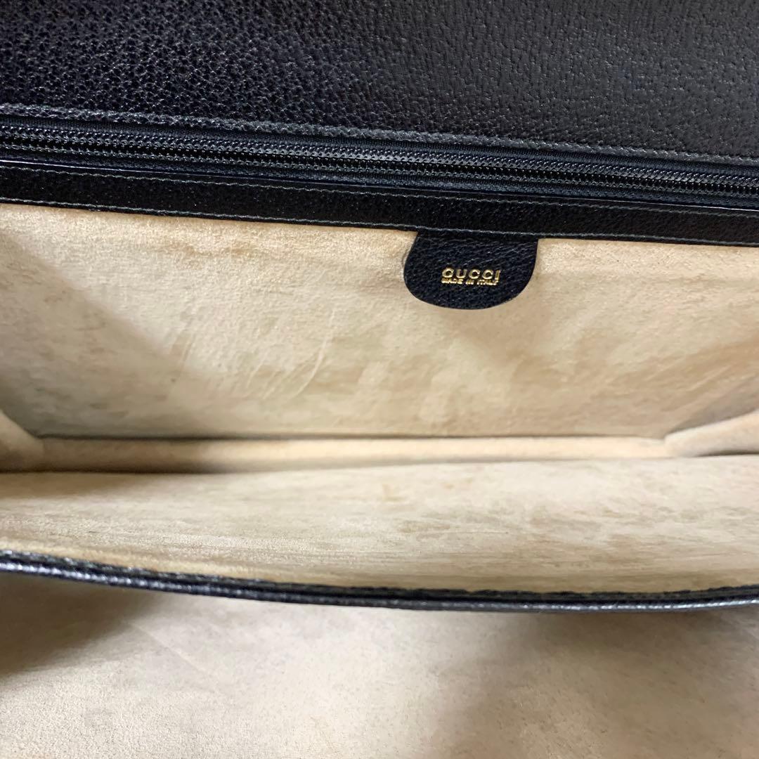 【バンブー】オールドグッチ　OLD GUCCI　ビジネスバッグ　ブリーフケース