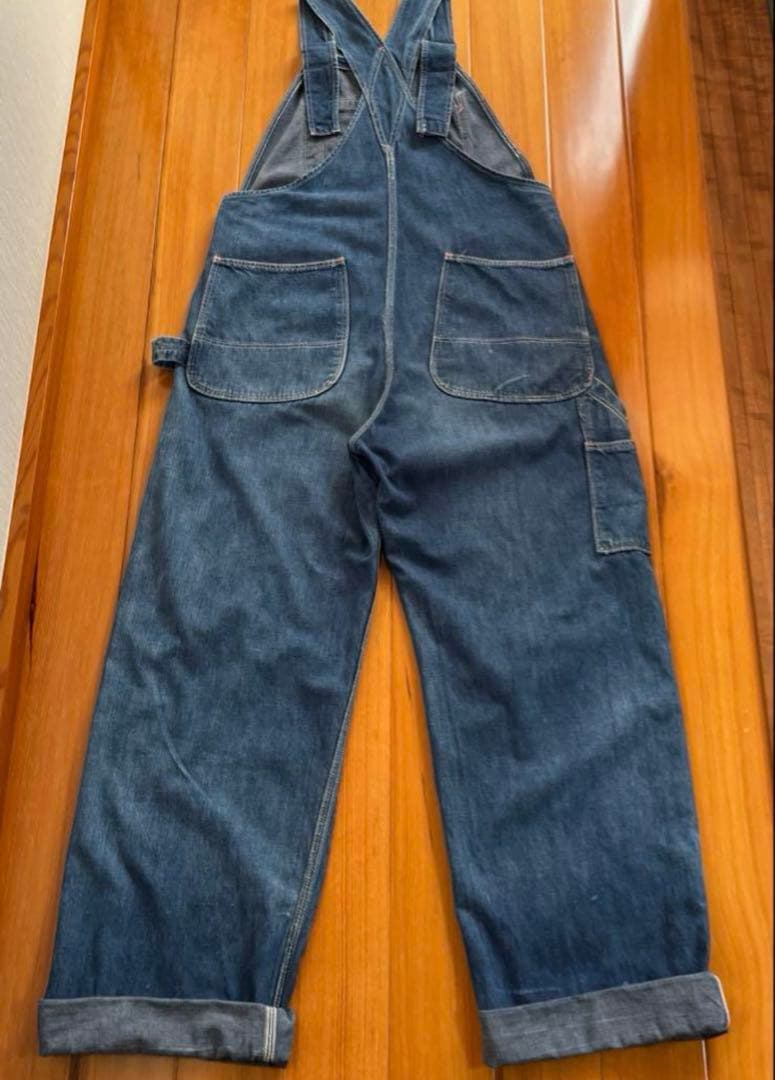 40s〜デニム オーバーオール DRUM MAJOR オリジナル　50s 60s