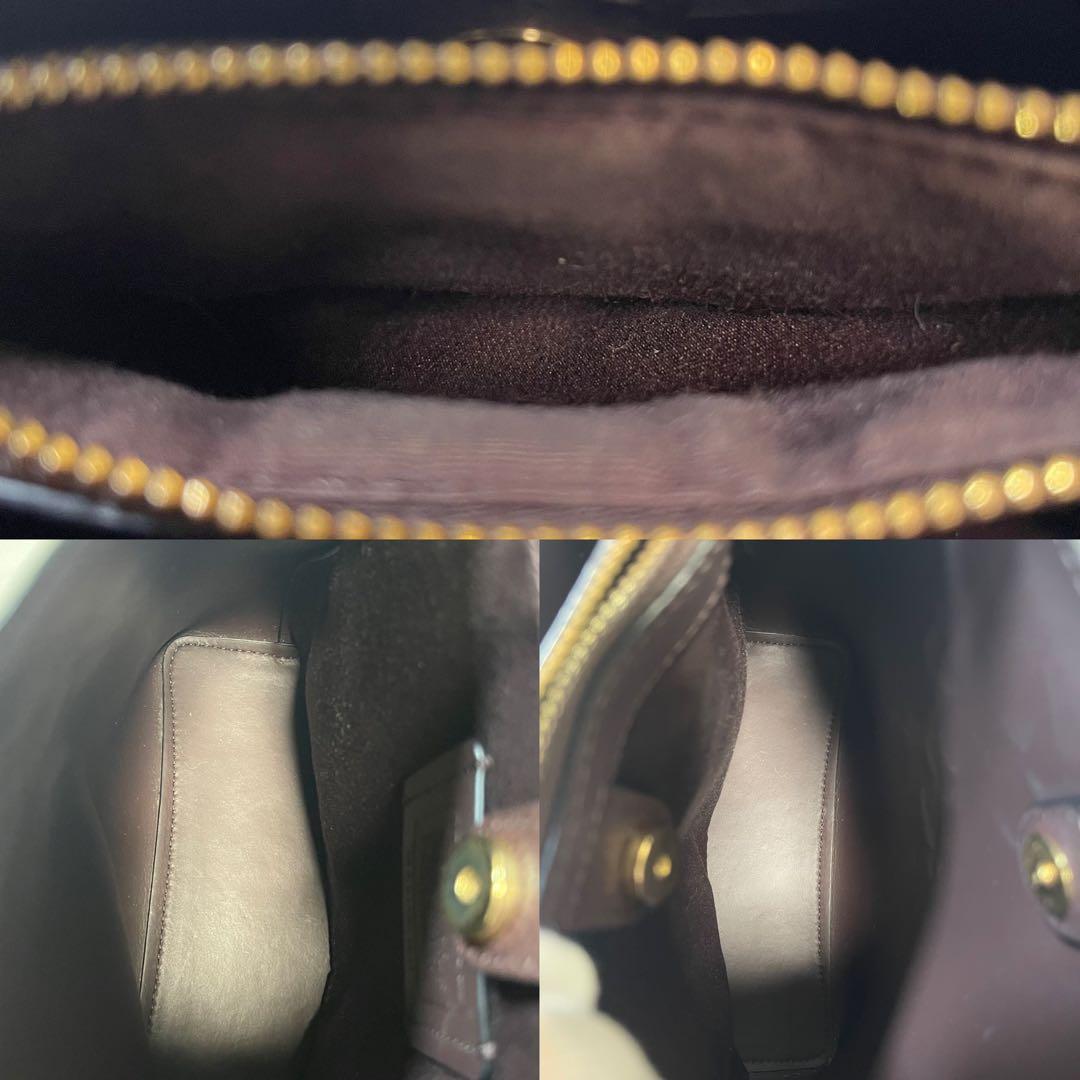 【極美品】コーチ 1011 スモールタウン 2wayバケットバッグ レザー 黒