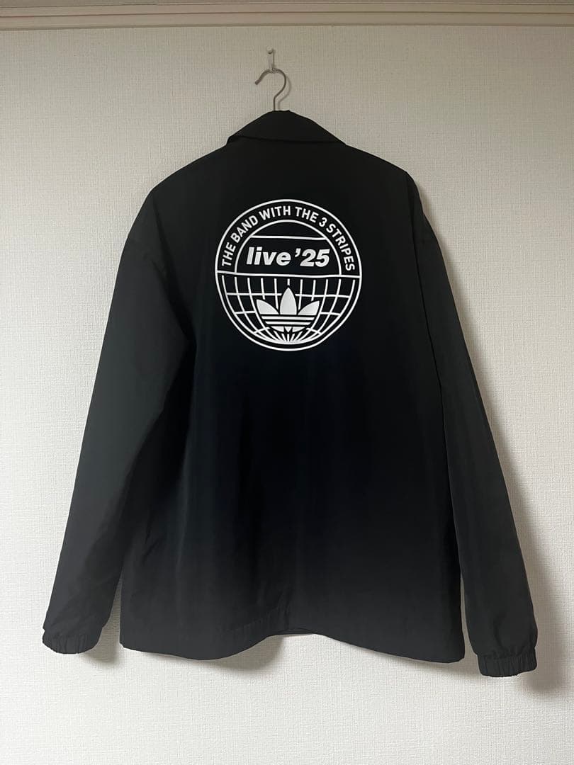 adidas oasis coach jacket Black Sサイズ