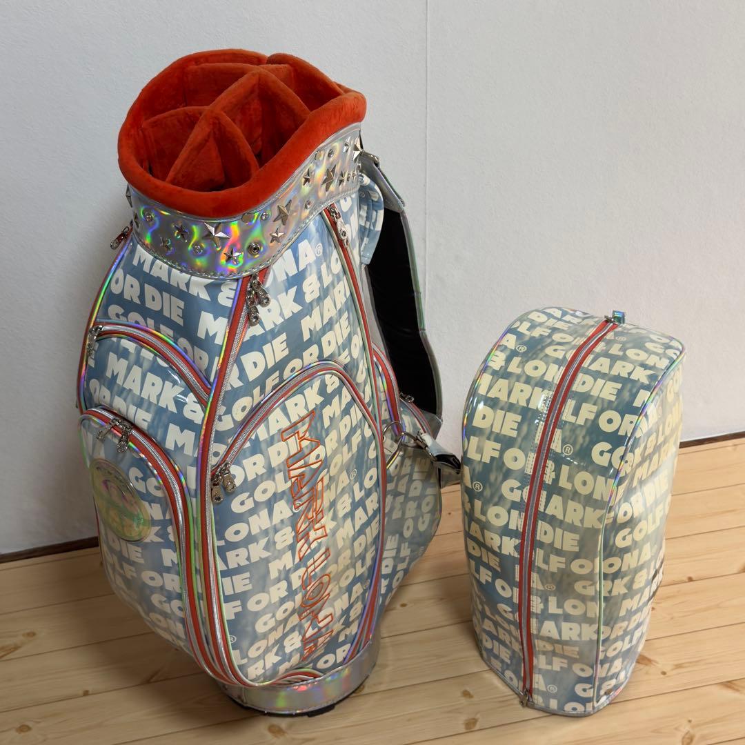 【完売品】マークアンドロナ キャディバッグ 9型 メンズ レディース ホワイト