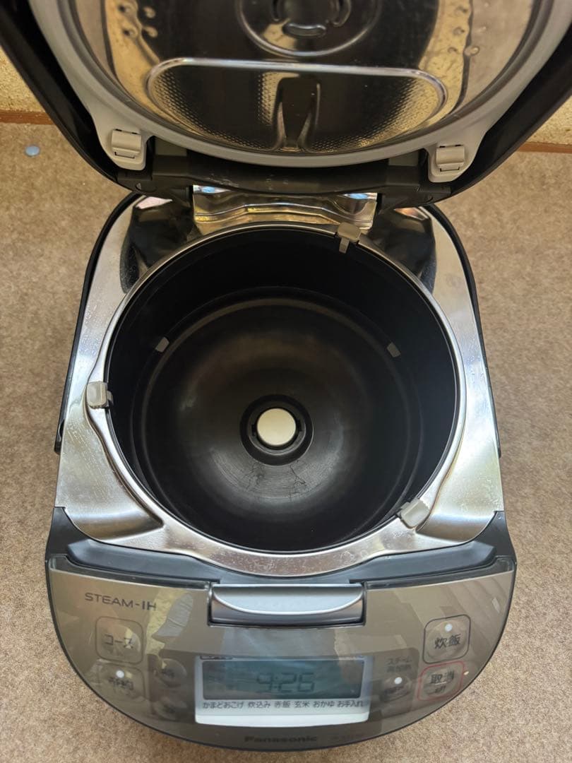 パナソニック 炊飯器 5.5合 スチームIH式 D竈釜 ブラックSR-SZ100