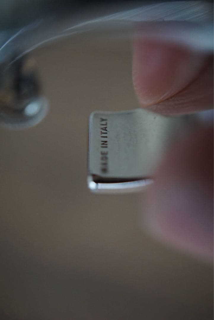 メゾンマルジェラ MM6 カレンダー シルバー フープピアス MARGIELA