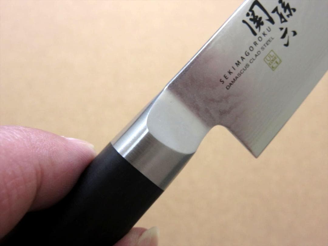 関の刃物 ペティナイフ 150mm 貝印 関孫六 ダマスカス ステンレス材 包丁