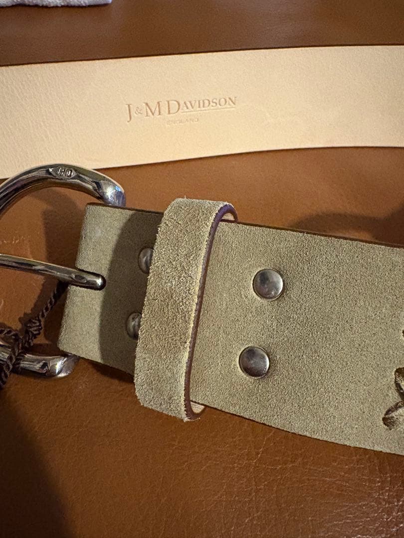 ☆専用です☆J&M DAVIDSON スウェードリングベルト