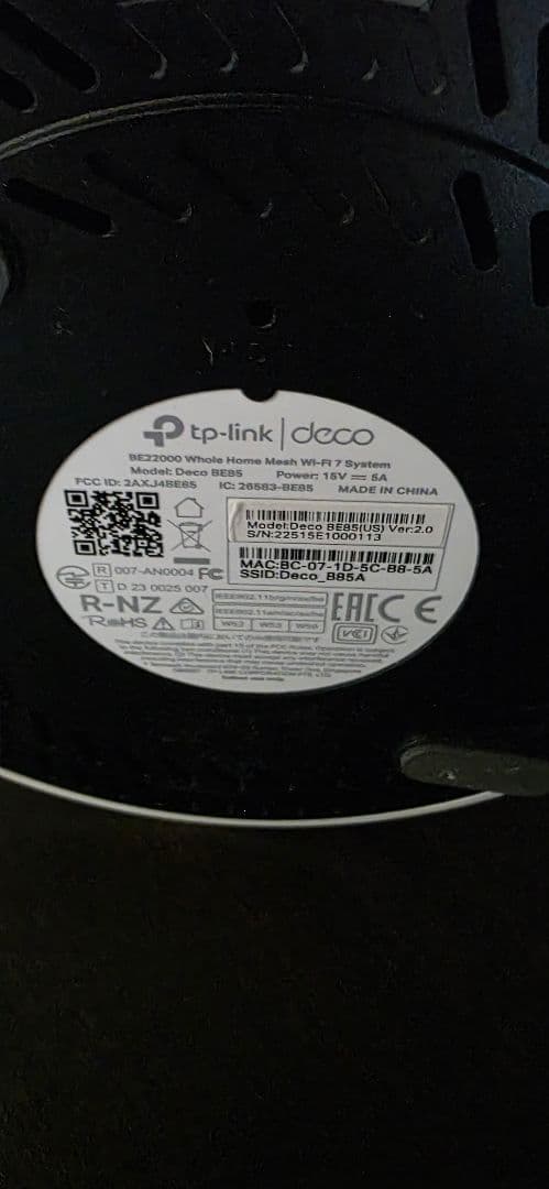 ぽ*た様 TP-Link Deco BE85 BE22000 メッシュWiFi