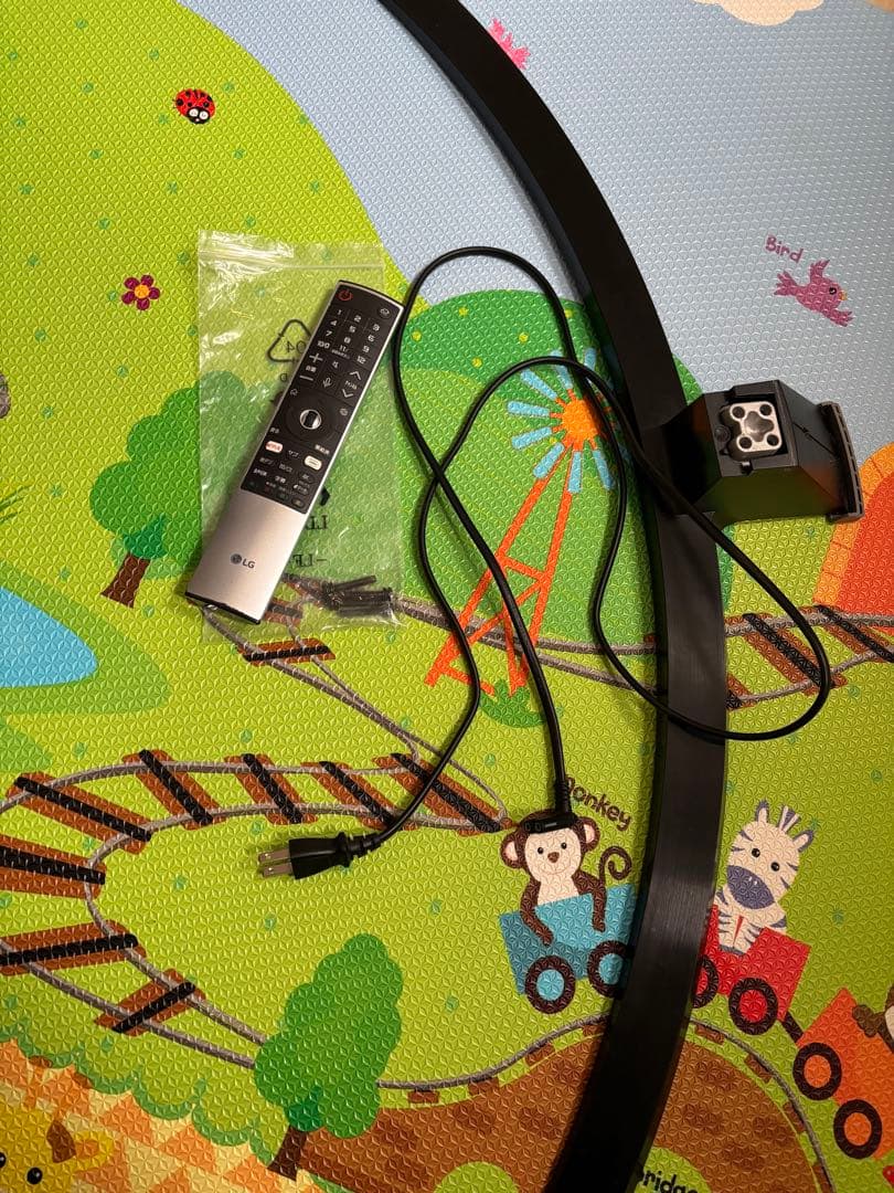 【液晶割れ】LG 55V型 液晶テレビ