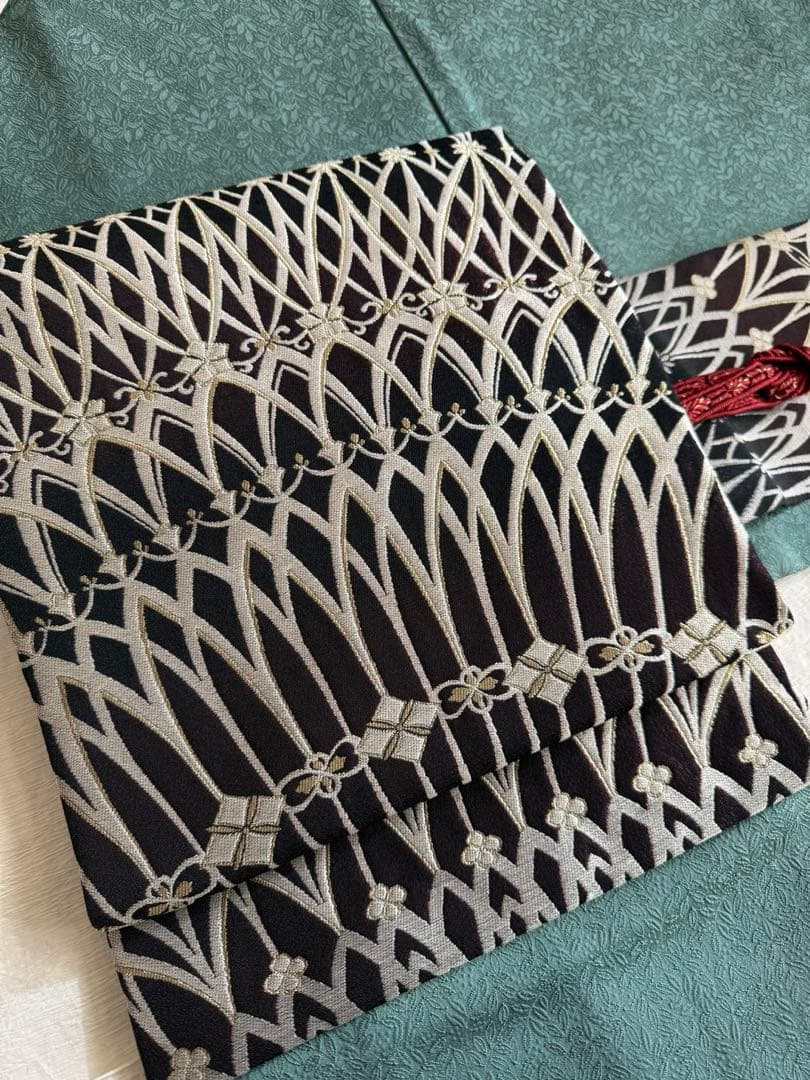 西陣まいづる？　ティアラ　名古屋帯　帯締めセット