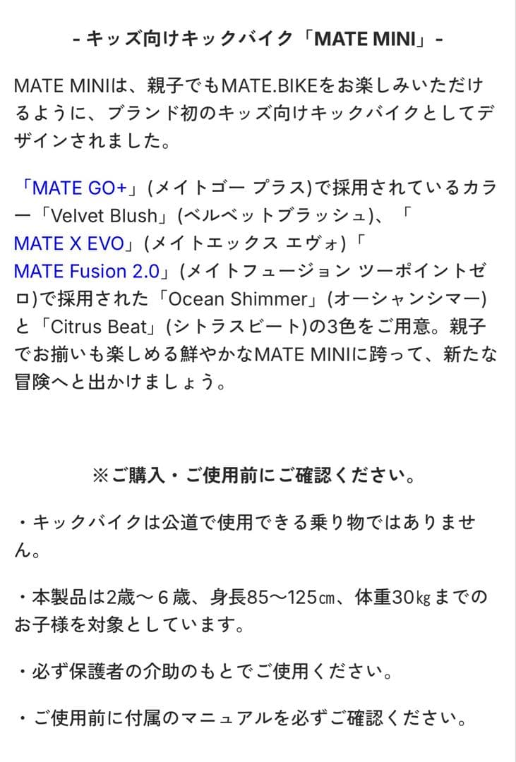 （新品）⭐︎MATE MINE（Citrus Beat）⭐︎