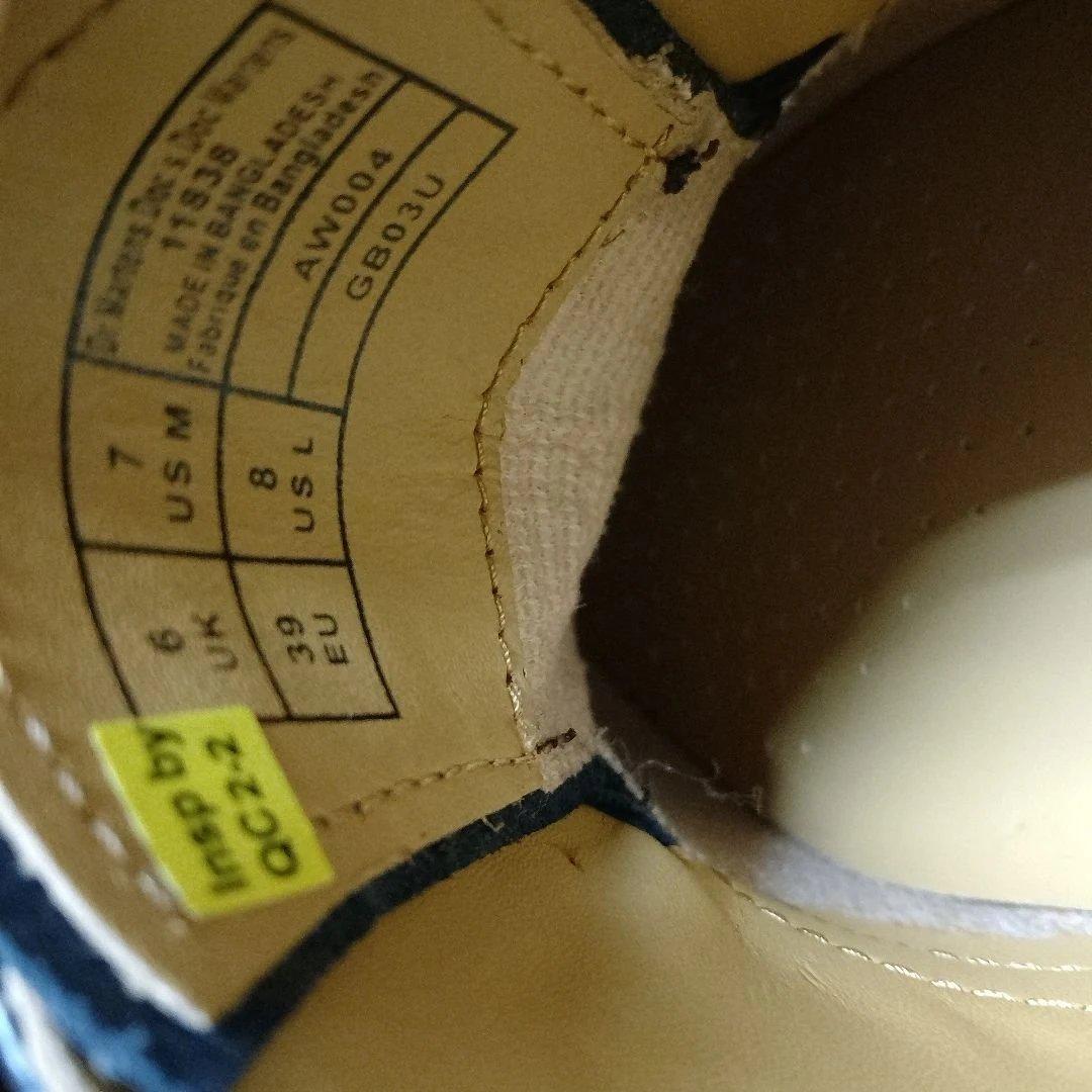 W834 Dr. Martens 3 ホール シューズ UK6 AW004