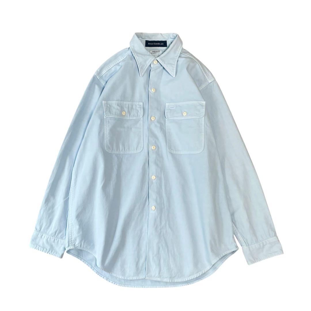 【定価4.2万】ほぼ未使用✨マディソンブルー ハンプトンパステルシャツ ブルー