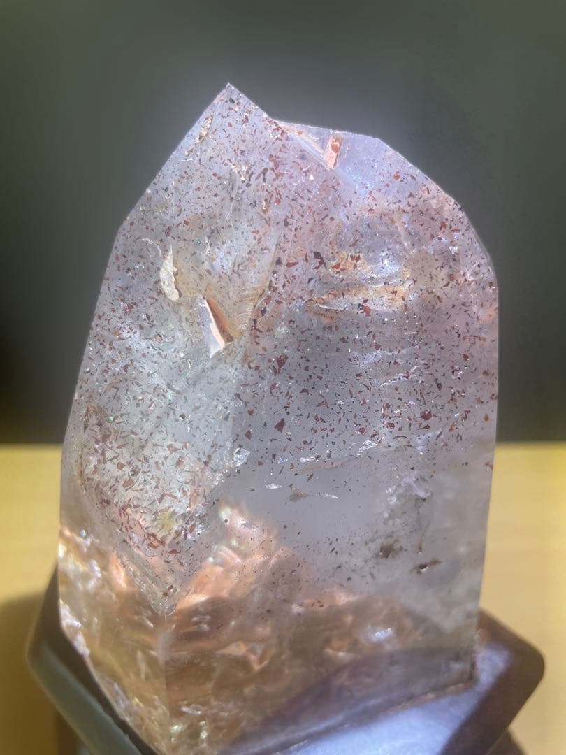 ⭐︎美品　天然石　激安レピドクロサイトイン泥入り水晶