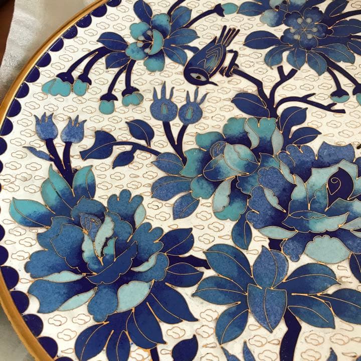 七宝　中国　故宮博物館　万博　愛知万博　トルコ　トルコ色　七宝皿