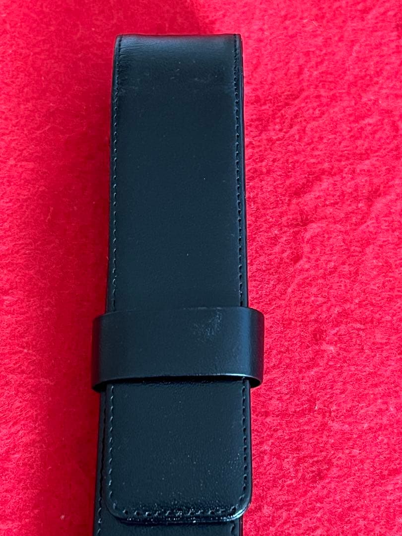 モンブラン 万年筆 ボールペン レザーペンポーチ ペンケース１本差❗️ケース付‼️