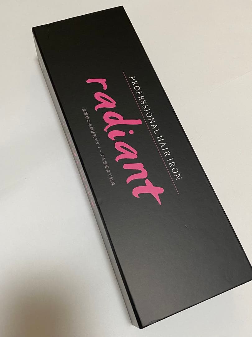 ラディアント radiant プロフェッショナルヘアアイロン　28mm