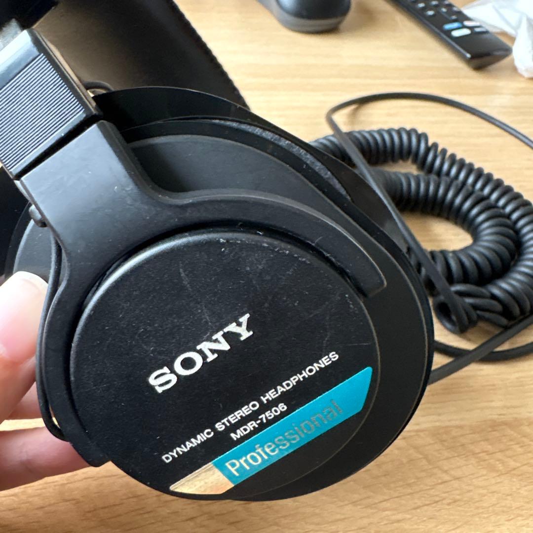 SONY MDR-7506 モニター　ヘッドホン　イヤーパッド無