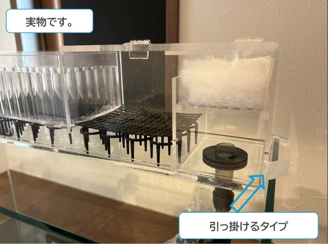 【格安】上部濾過アクアリウム水槽　アクアポニックス（観葉植物）仕様