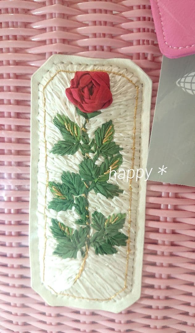 【新品タグ付き】ルルメリー × ビームス 手刺繍のかごバッグ (大)