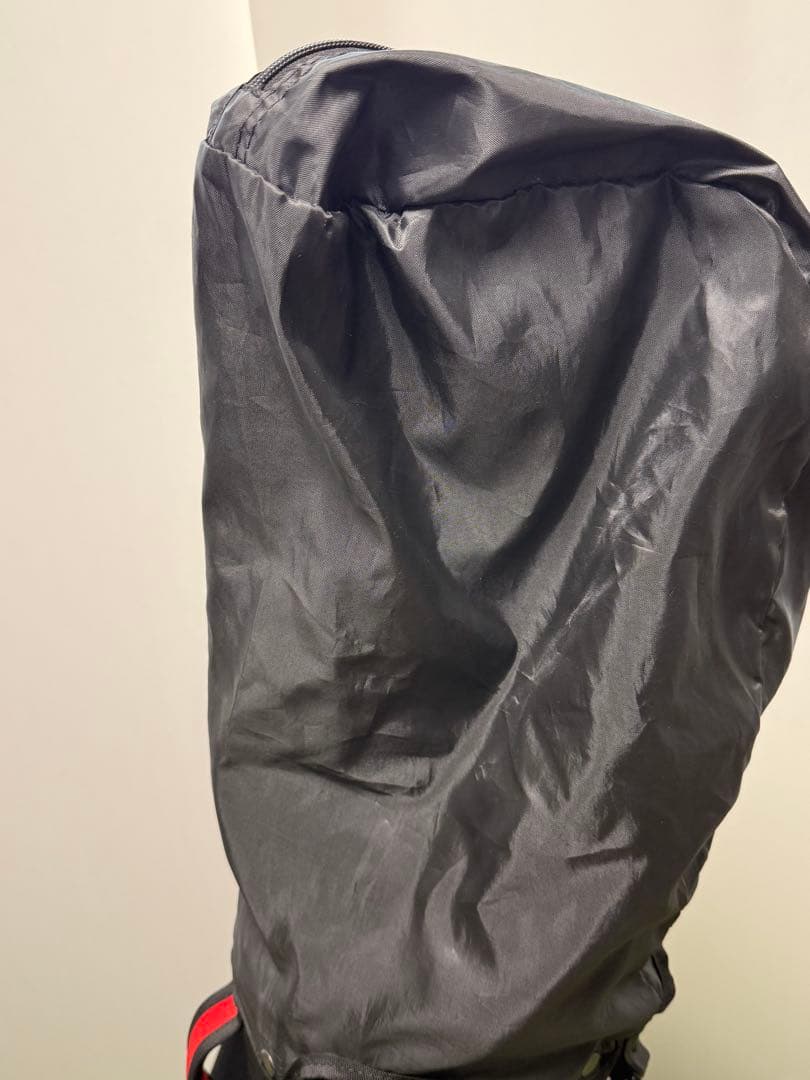 TaylorMade スタンドバッグ 黒赤 キャディバッグ ゴルフ スリムタイプ