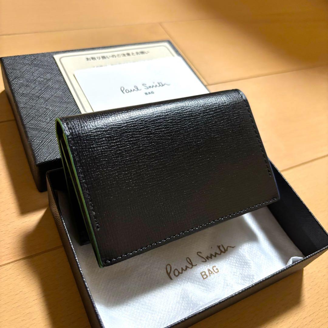 Paul Smith カラードエッジ　名刺入れ　ブラックカラー　新品未使用品
