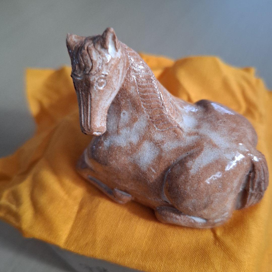 萩焼★馬のお香入れ？４個セット