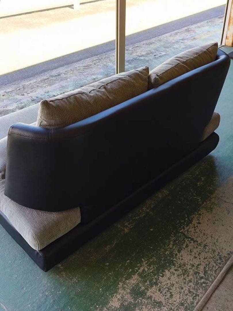 ニトリ RN11047 グレー 2人掛けソファ 背もたれクッション付き