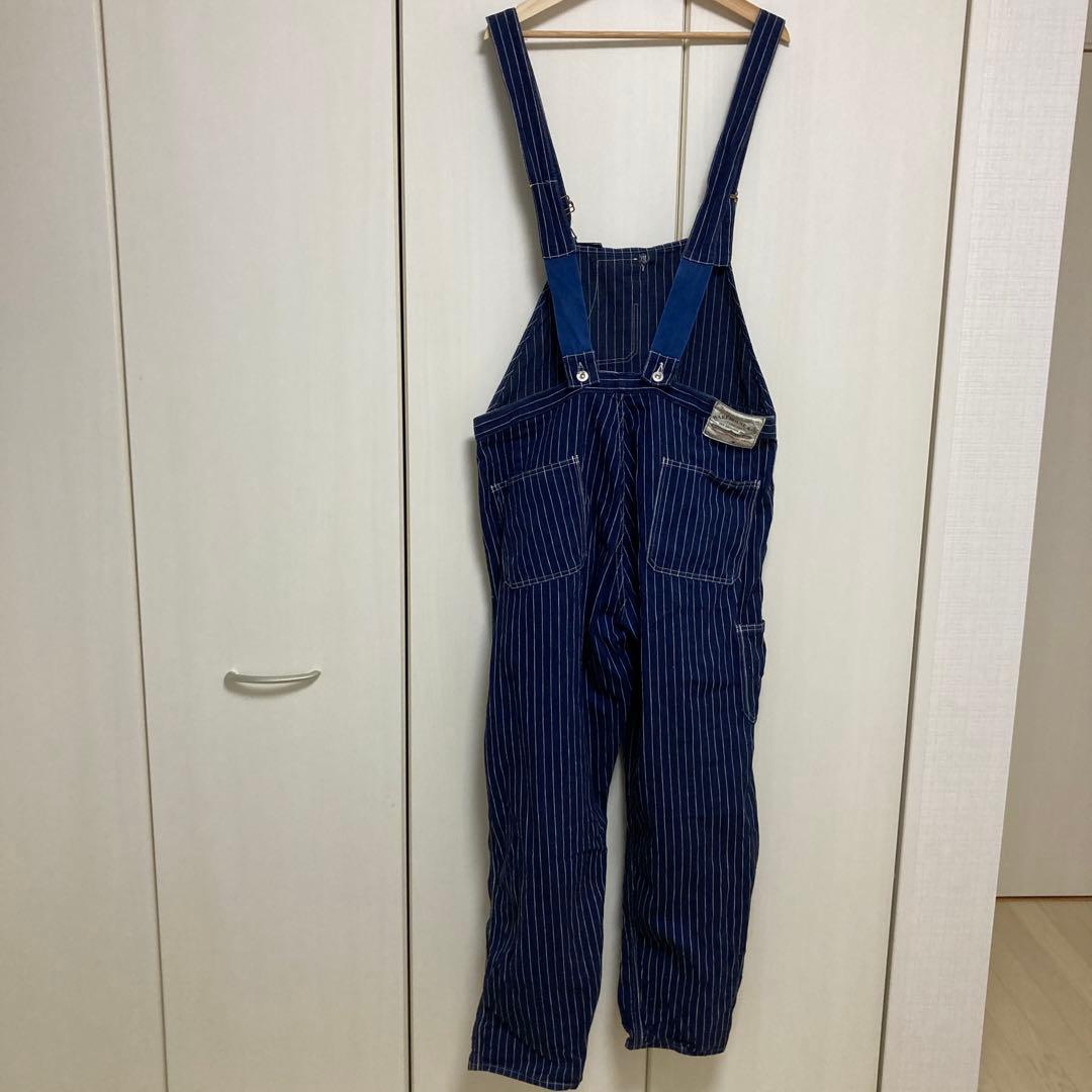 WAREHOUSE ウエアハウス　オーバーオール　LOT1093 ストライプ