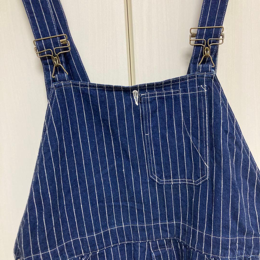 WAREHOUSE ウエアハウス　オーバーオール　LOT1093 ストライプ