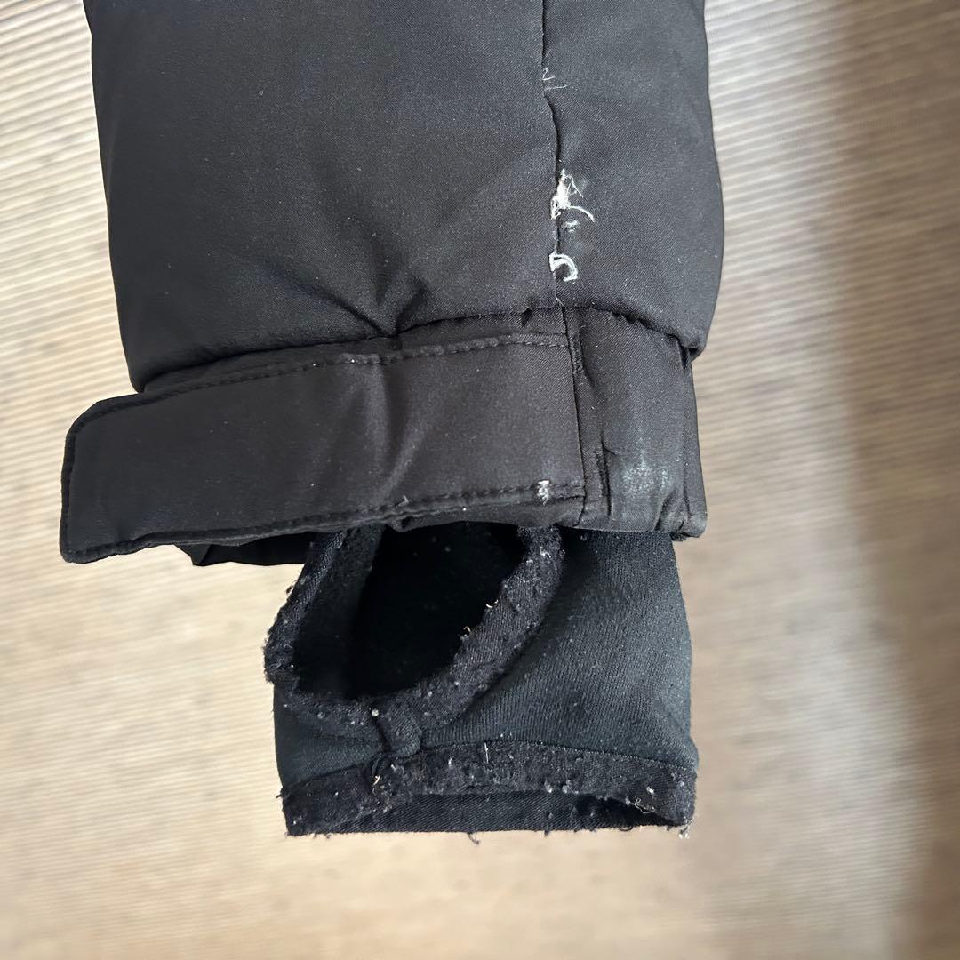 【ノースフェイス】ロングダウンコート　ベンチコート　XSブラック黒　刺繍　F5