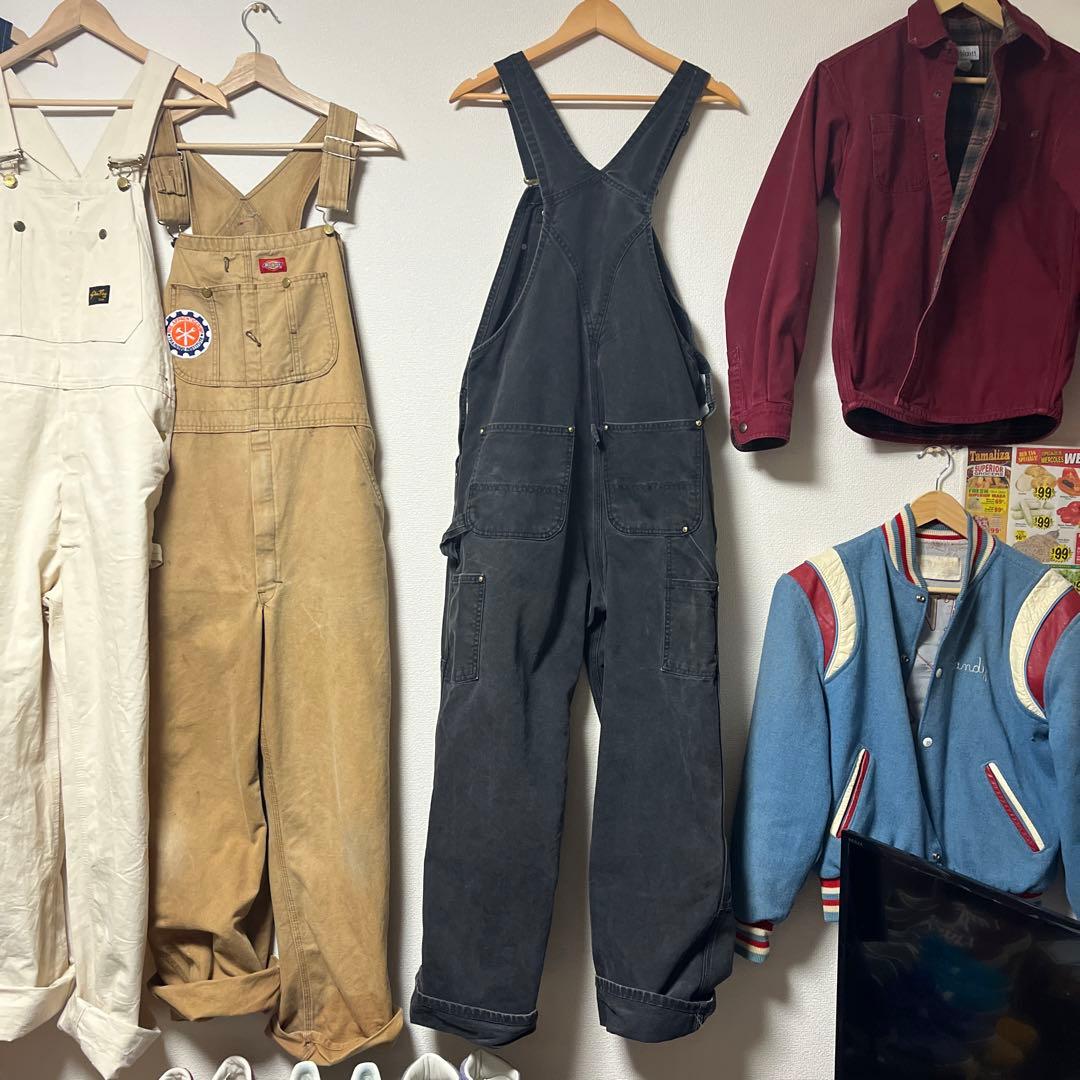 Carhartt ブラック　オーバーオール
