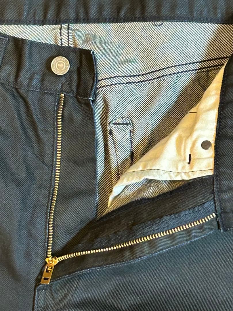 リーバイス578 バギー コーティングデニム ダークインディゴ W34