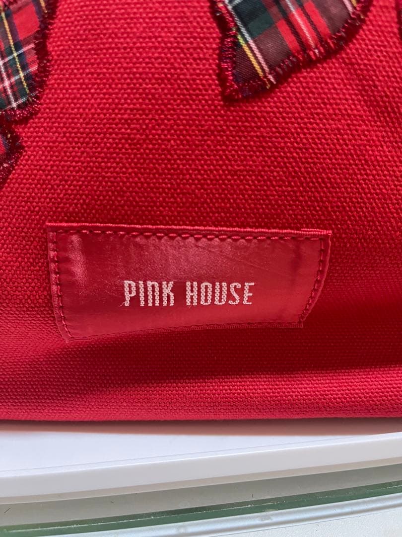 ♡PINK HOUSE♡トートバッグ赤新品未使用品
