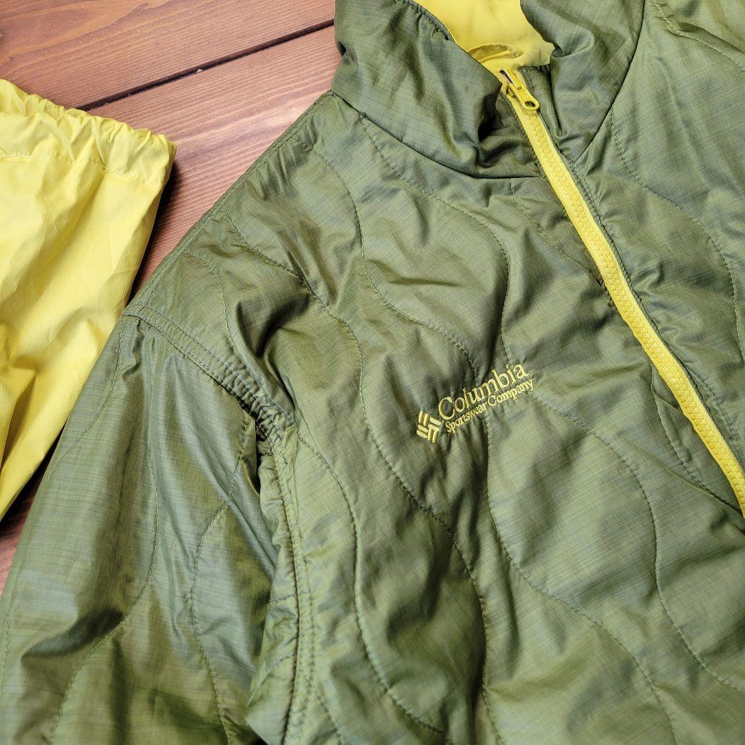 【今季大注目】コロンビア リバーシブル キルティング パフジャケット 短丈