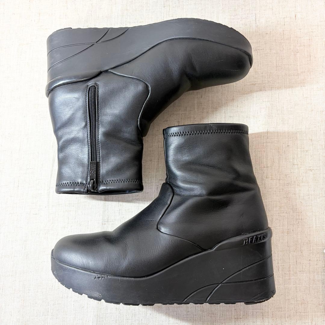 美品★BEAXIS ビーアクシス バランスコアブーツ スムースタイプ 24cm