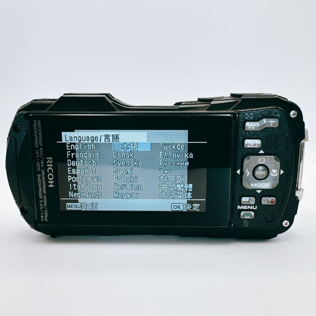 RICOH WG-40（ブラック）防水・耐衝撃カメラ