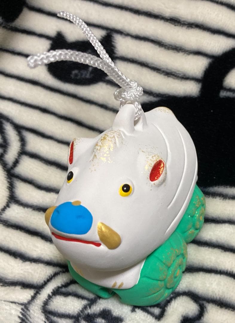 無印良品 福缶 縁起物7体セット「張子うしなすび/巴久張子/開運招き丑/他」