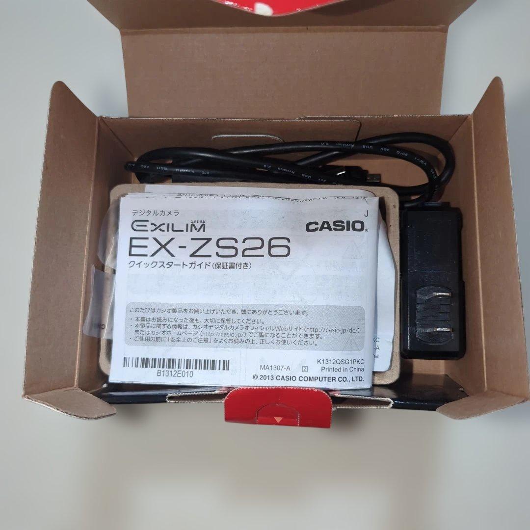CASIO EXILIM EX-ZS26 コンパクトデジタルカメラ