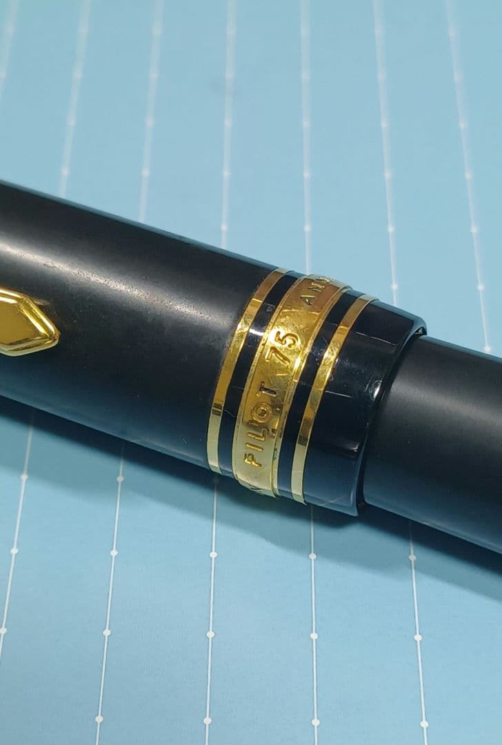 麻辣おひつじさま カスタム845 75周年 万年筆 M 中字 エボナイト