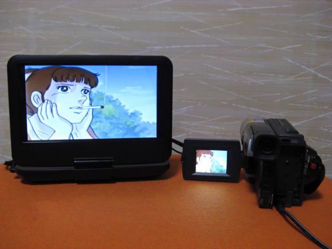 動作OK❗️☆SONYの液晶Hi8/8ミリビデオカメラ・CCD-TRV86