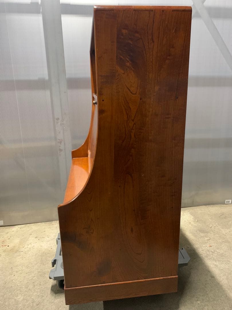 天然木 ライティングデスク ライティングビューロ 幅78 奥28.5 高104