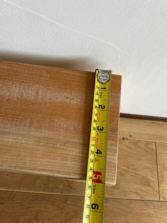 ハンドメイド　耳付き天板　飾り棚