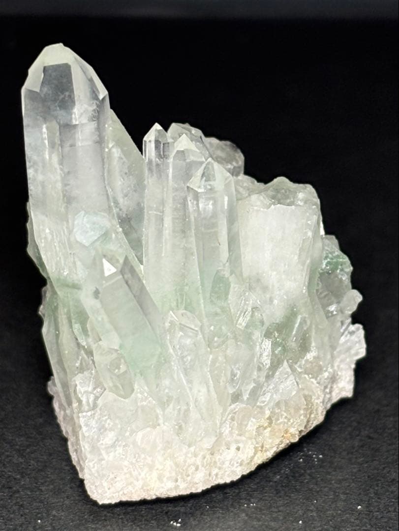 貴重　マダガスカル産　グリーンファントムクラスター　34g 品薄　希少