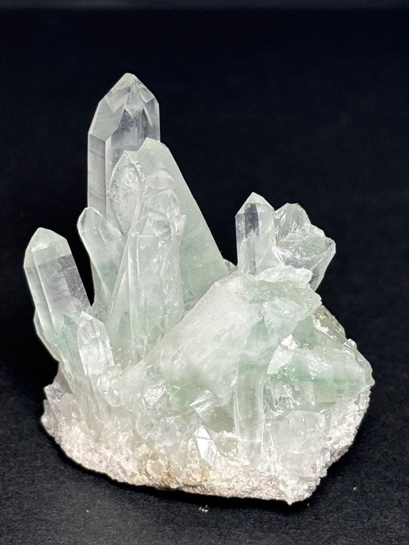 貴重　マダガスカル産　グリーンファントムクラスター　34g 品薄　希少