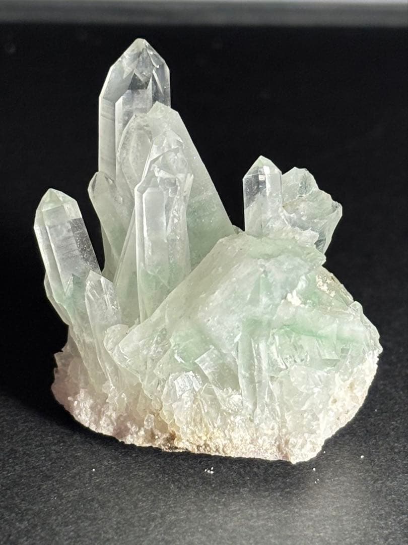 貴重　マダガスカル産　グリーンファントムクラスター　34g 品薄　希少