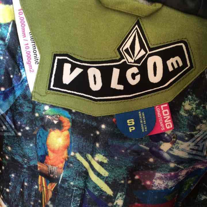 Volcom ボードジャケットWomens US S アーミーグリーン